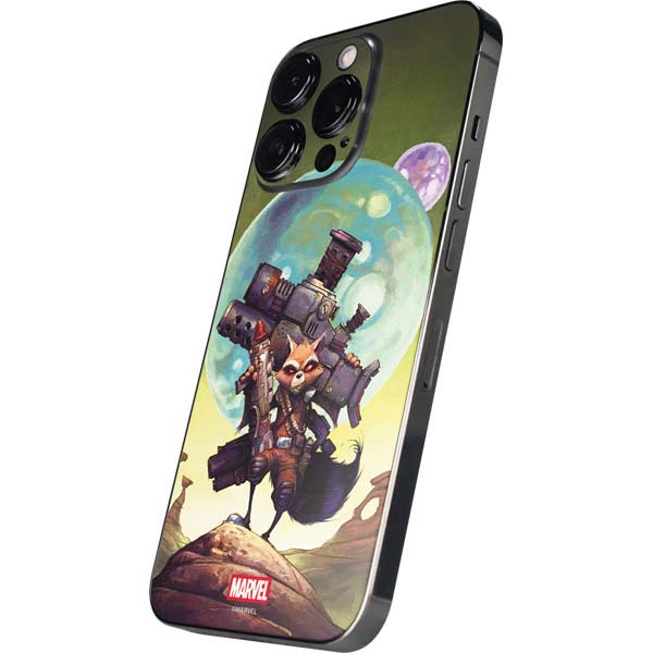 Marvel Rocket Raccoon Armored Arsenal iPhone 15 Pro Skin