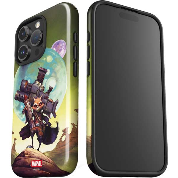Marvel Rocket Raccoon Armored Arsenal iPhone 16 Pro Impact Case