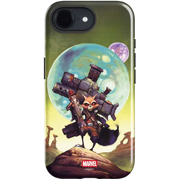 Marvel Rocket Raccoon Armored Arsenal iPhone 16e Impact Case