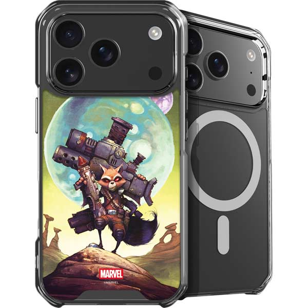 Marvel Rocket Raccoon Armored Arsenal iPhone 17 Pro MagSafe Case