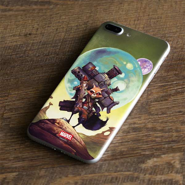 Marvel Rocket Raccoon Armored Arsenal iPhone 8 Plus Skin