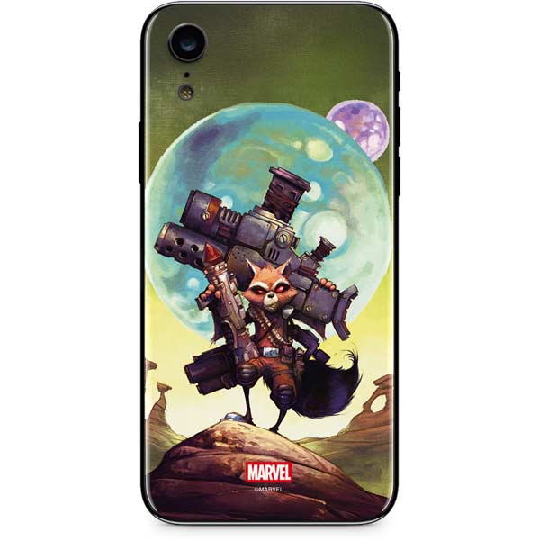Marvel Rocket Raccoon Armored Arsenal iPhone XR Skin