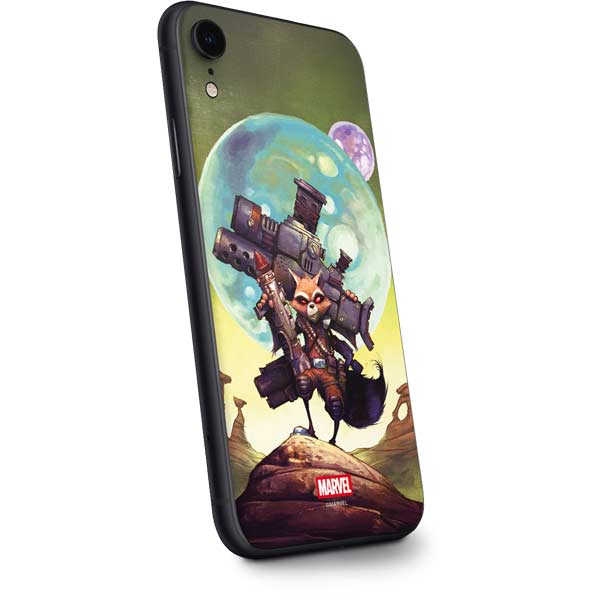 Marvel Rocket Raccoon Armored Arsenal iPhone XR Skin