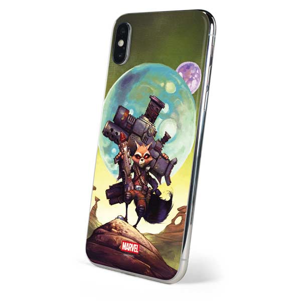 Marvel Rocket Raccoon Armored Arsenal iPhone XS Max Skin