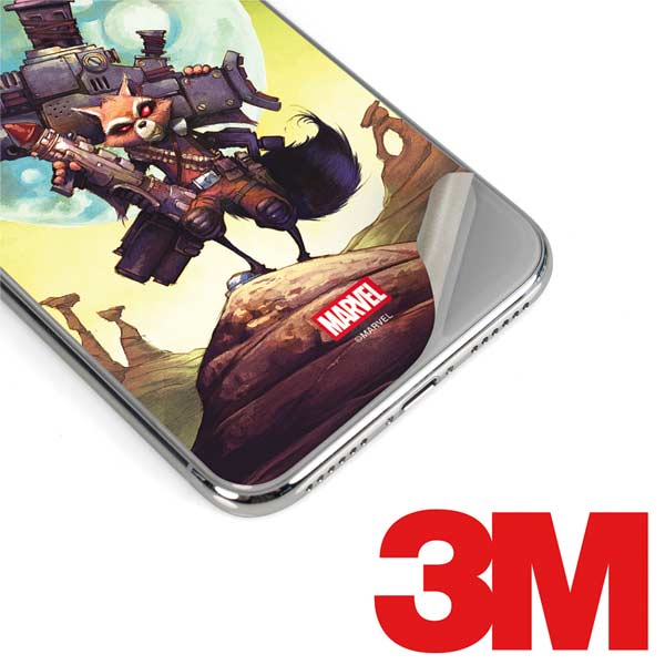 Marvel Rocket Raccoon Armored Arsenal iPhone XS Skin