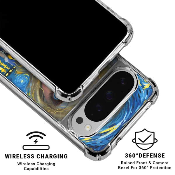 Artist Alice in Van Gogh Starry Night by Jasmine Becket-Griffith Google Pixel 10 Pro XL Clear Case