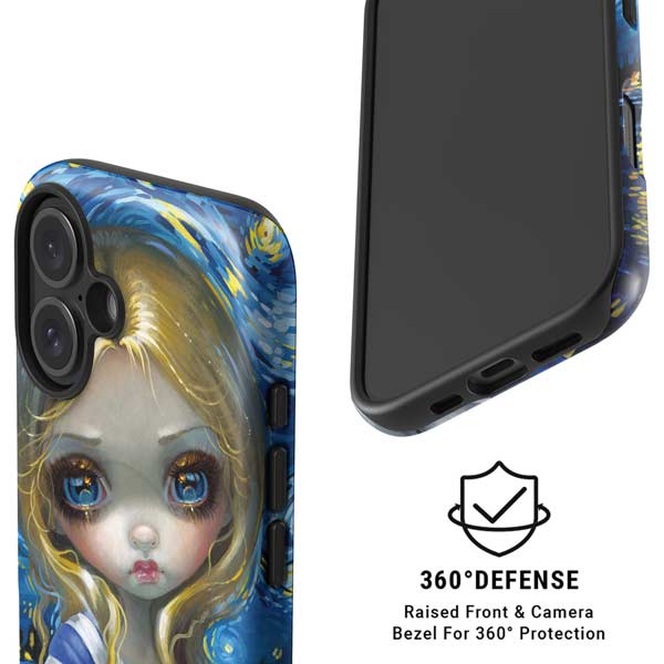 Artist Alice in Van Gogh Starry Night by Jasmine Becket-Griffith iPhone 16 Magsafe Impact Case