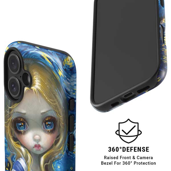 Artist Alice in Van Gogh Starry Night by Jasmine Becket-Griffith iPhone 16 Plus Magsafe Impact Case