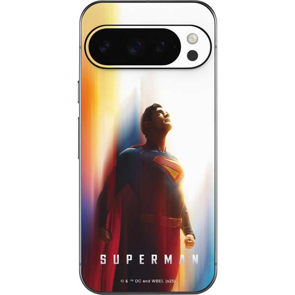 Superman 2025 Man of Steel Ascension Heroic Glow Google Pixel 10 Pro XL Skin