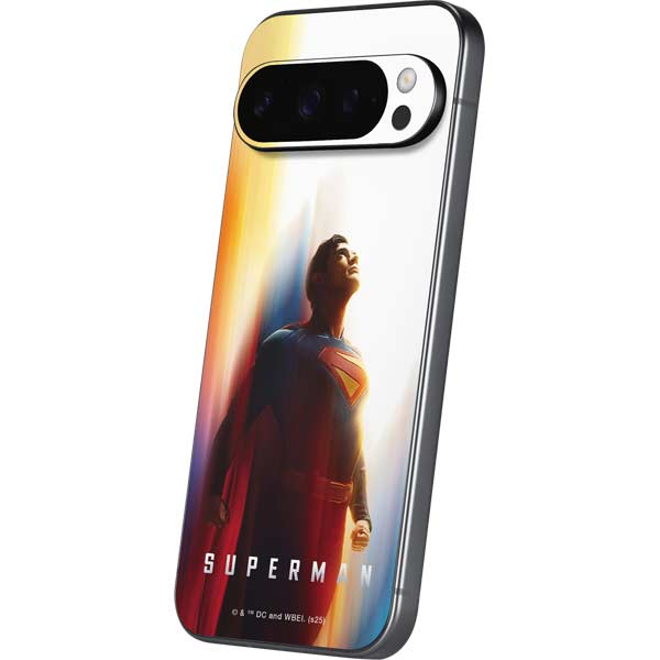 Superman 2025 Man of Steel Ascension Heroic Glow Google Pixel 10 Pro XL Skin