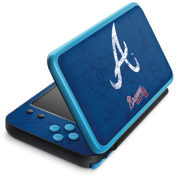 MLB Atlanta Braves - Solid Distressed Nintendo Skins