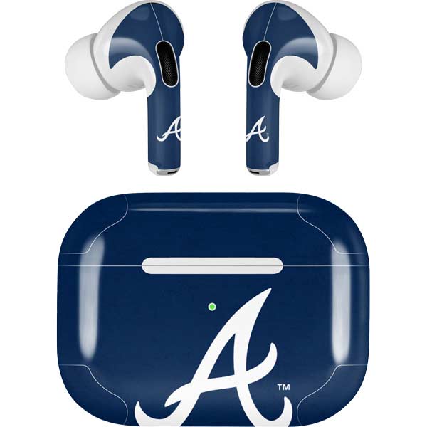 MLB Atlanta Braves - Solid Distressed AirPods Skins