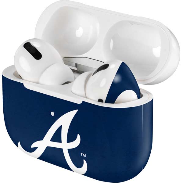 MLB Atlanta Braves - Solid Distressed AirPods Skins
