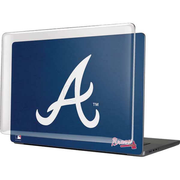 MLB Atlanta Braves - Solid Distressed MacBook Cases