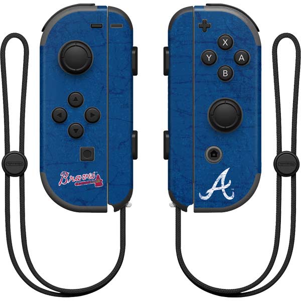 MLB Atlanta Braves - Solid Distressed Nintendo Skins