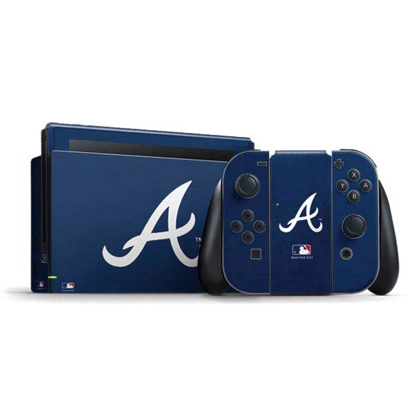 MLB Atlanta Braves - Solid Distressed Nintendo Skins