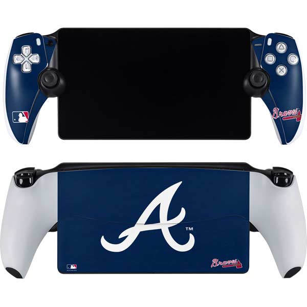 MLB Atlanta Braves - Solid Distressed PlayStation PS5 Skins