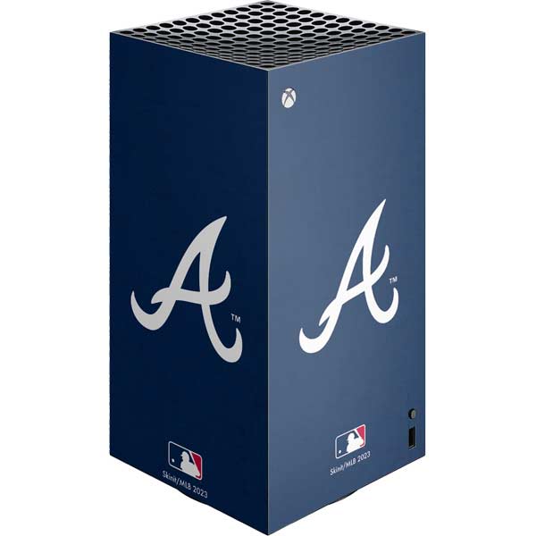 MLB Atlanta Braves - Solid Distressed Xbox Series X Skins
