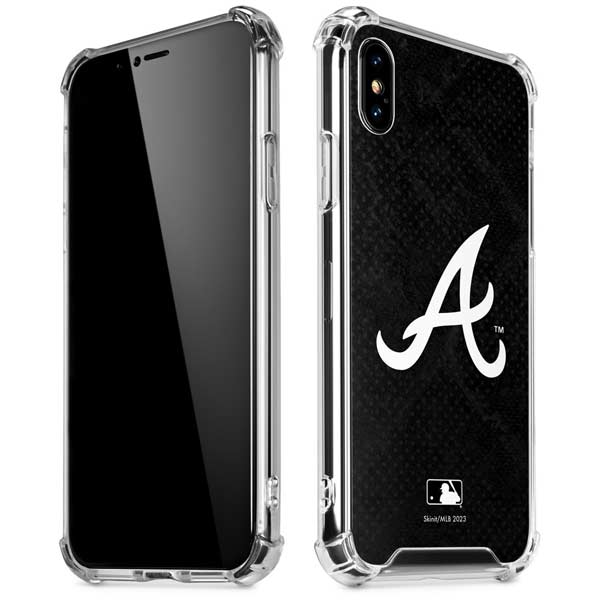 MLB Atlanta Braves Dark Wash iPhone X/XS Clear Case