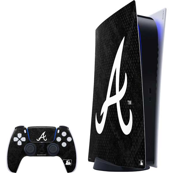 MLB Atlanta Braves Dark Wash PlayStation PS5 Skins