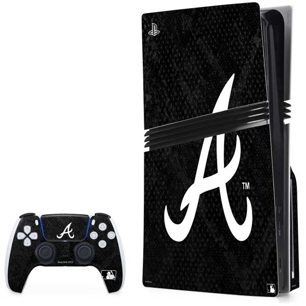 MLB Atlanta Braves Dark Wash PlayStation PS5 Skins