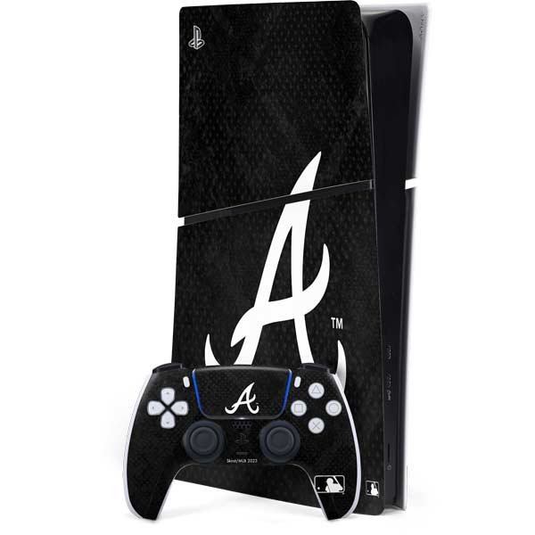 MLB Atlanta Braves Dark Wash PlayStation PS5 Skins