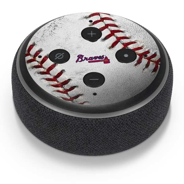 MLB Atlanta Braves Game Ball Amazon Echo Dot Skin