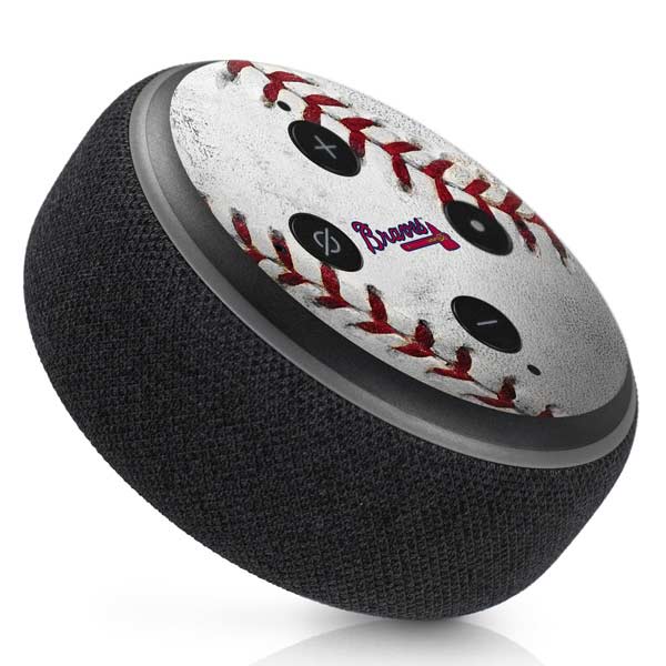 MLB Atlanta Braves Game Ball Amazon Echo Dot Skin