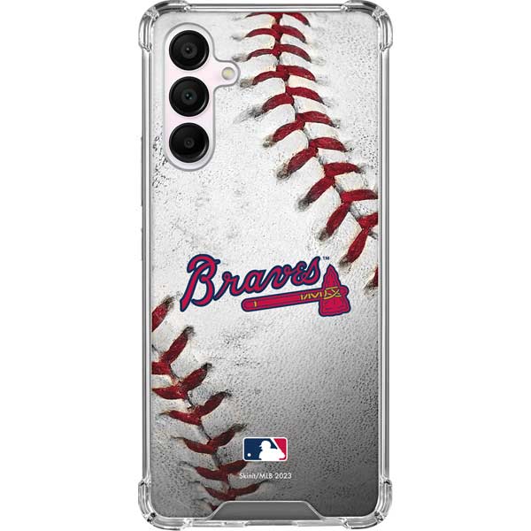 MLB Atlanta Braves Game Ball Galaxy A16 5G Clear Case
