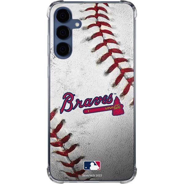 MLB Atlanta Braves Game Ball Galaxy A35 5G Clear Case
