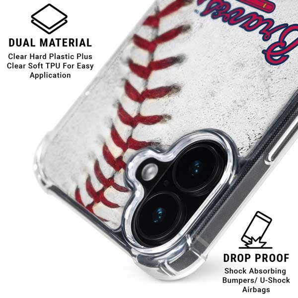 MLB Atlanta Braves Game Ball iPhone 16 Plus MagSafe Case