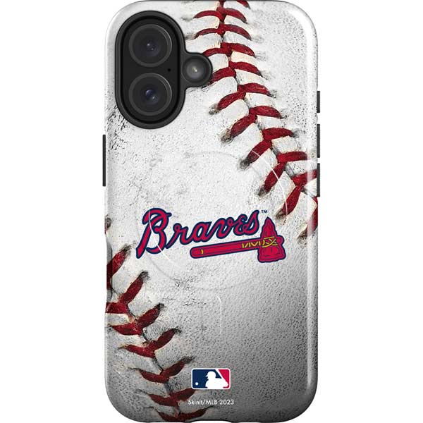 MLB Atlanta Braves Game Ball iPhone 16 Plus Magsafe Impact Case