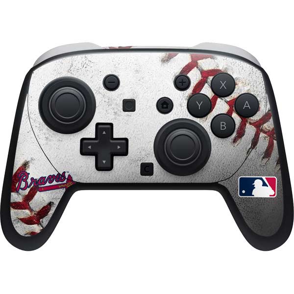 MLB Atlanta Braves Game Ball Nintendo Switch 2 (2025) Pro Controller Skin