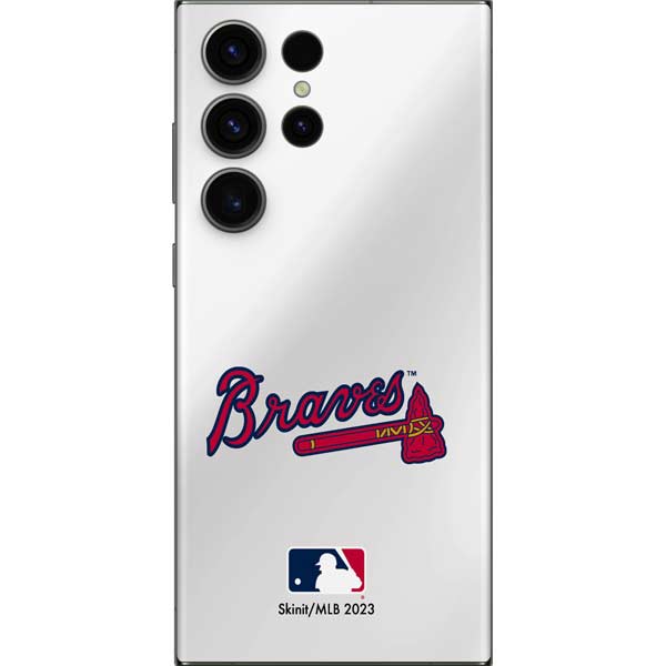 MLB Atlanta Braves Home Jersey Galaxy Skins