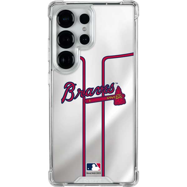 MLB Atlanta Braves Home Jersey Galaxy S25 Ultra Clear Case