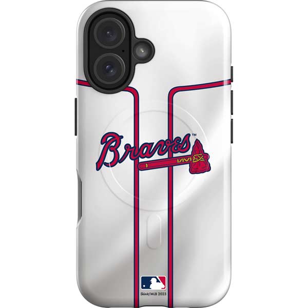 MLB Atlanta Braves Home Jersey iPhone 16 Magsafe Impact Case