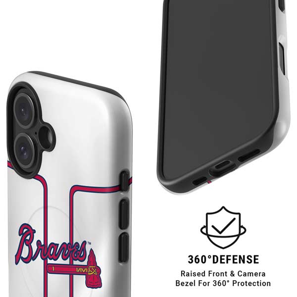 MLB Atlanta Braves Home Jersey iPhone 16 Magsafe Impact Case