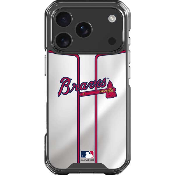 MLB Atlanta Braves Home Jersey iPhone 17 Pro Clear Case