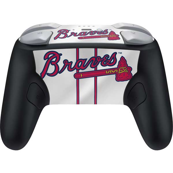 MLB Atlanta Braves Home Jersey Nintendo Switch 2 (2025) Pro Controller Skin