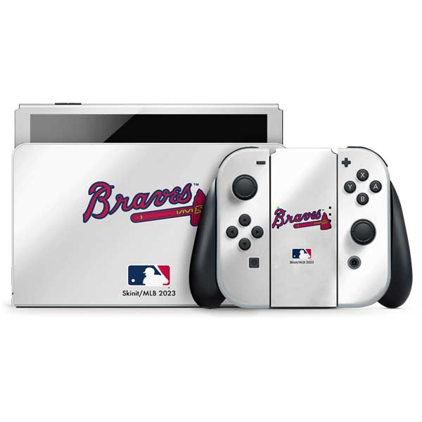 MLB Atlanta Braves Home Jersey Nintendo Skins