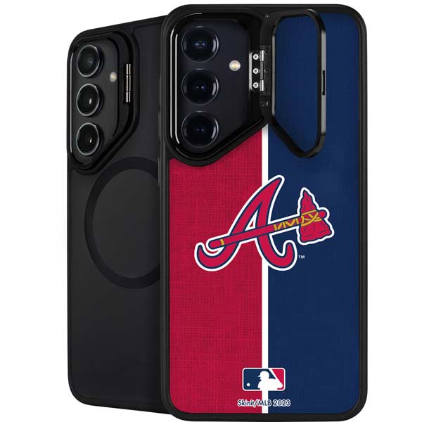 MLB Atlanta Braves Split Galaxy S26 Kickstand Case