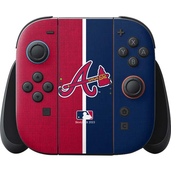 MLB Atlanta Braves Split Nintendo Skins