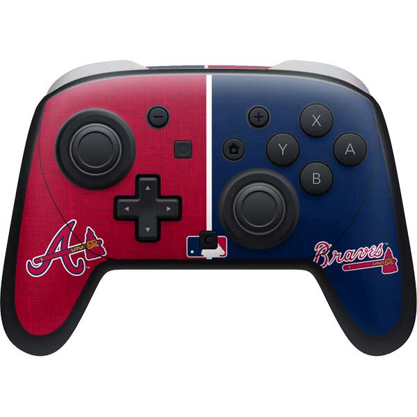 MLB Atlanta Braves Split Nintendo Skins