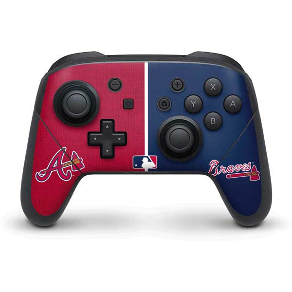 MLB Atlanta Braves Split Nintendo Skins