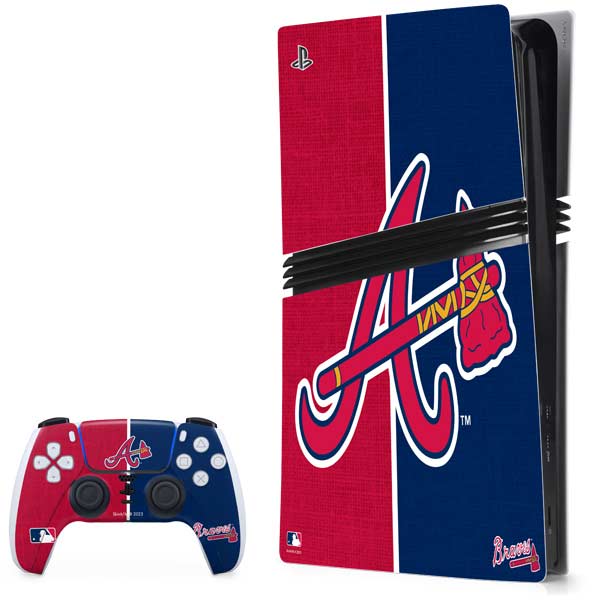 MLB Atlanta Braves Split PlayStation PS5 Skins