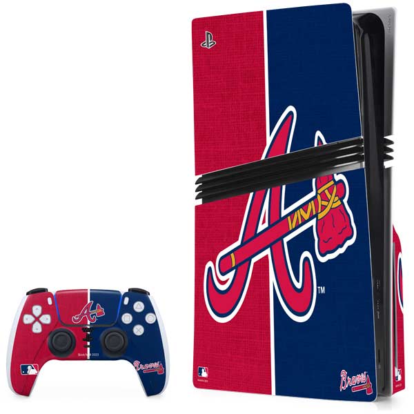 MLB Atlanta Braves Split PlayStation PS5 Skins