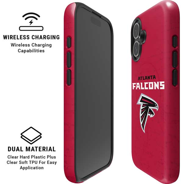 NFL Atlanta Falcons - Alternate Distressed iPhone 16 Plus Magsafe Impact Case