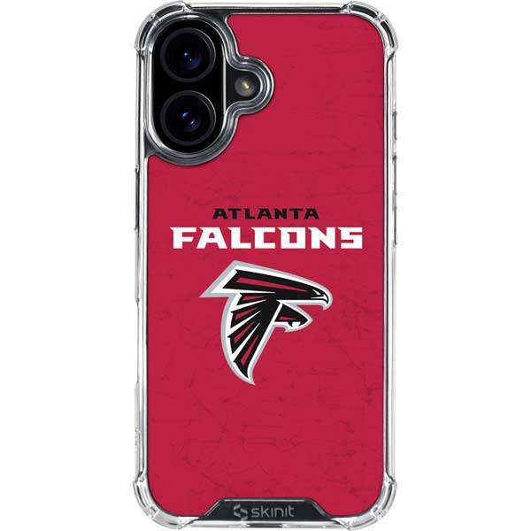 NFL Atlanta Falcons - Alternate Distressed iPhone 17 Clear Case