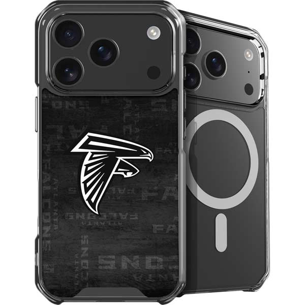 NFL Atlanta Falcons Black & White iPhone 17 Pro MagSafe Case