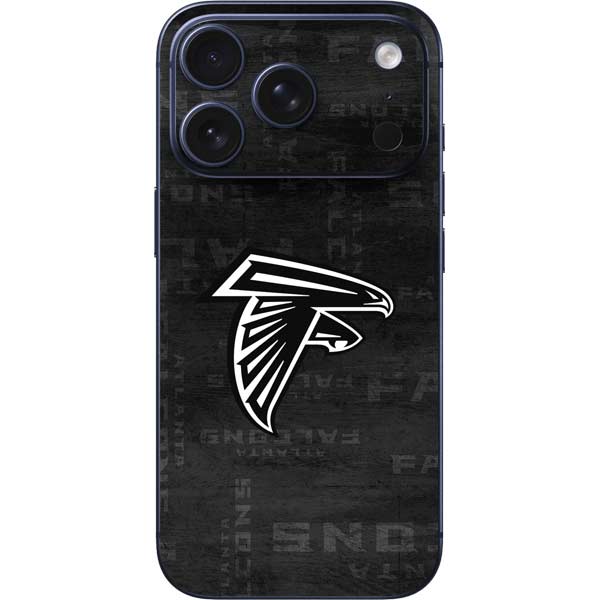 NFL Atlanta Falcons Black & White iPhone 17 Pro Skin